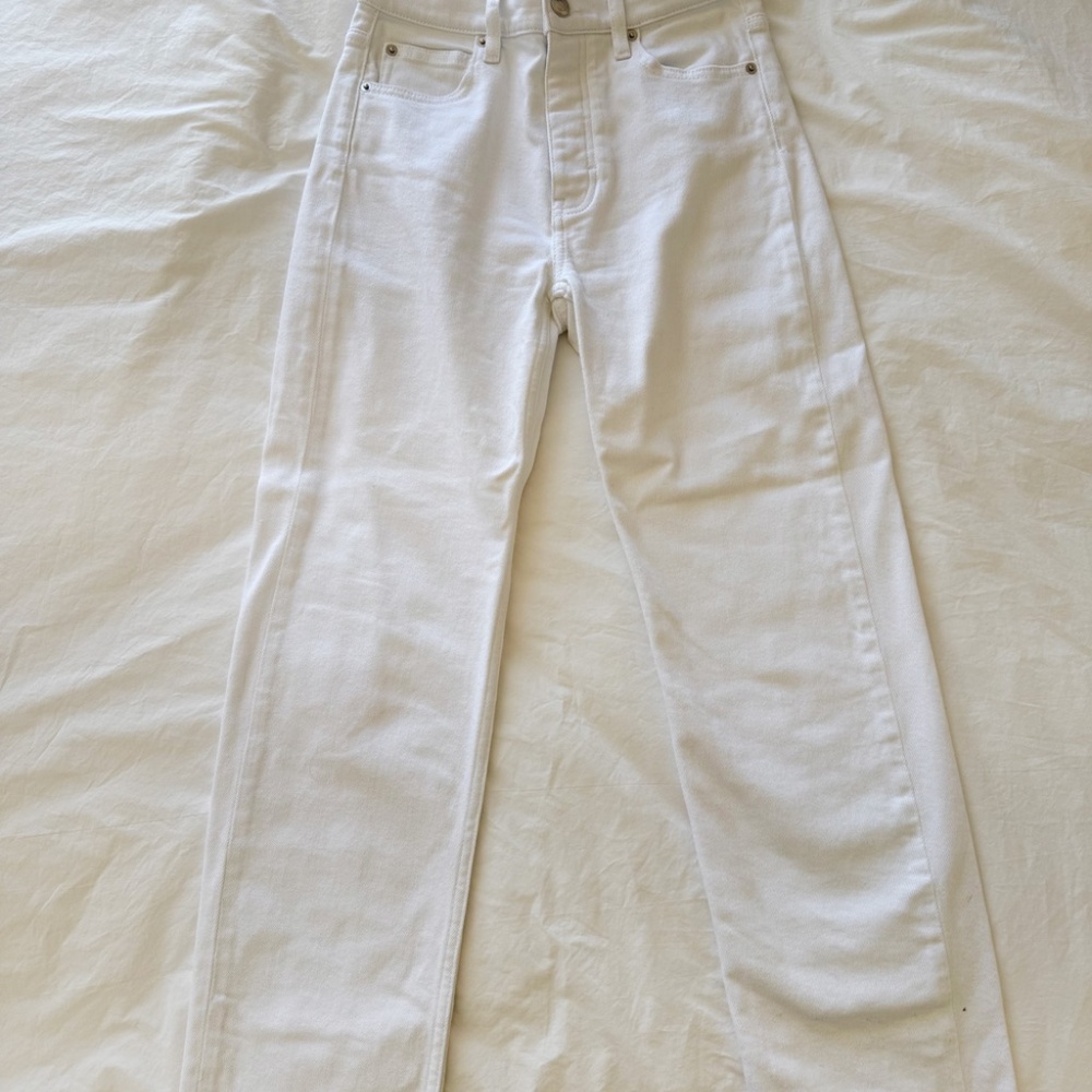 Iro Paris Doune Cropped White Jeans (size 25) - Picture 4 of 7